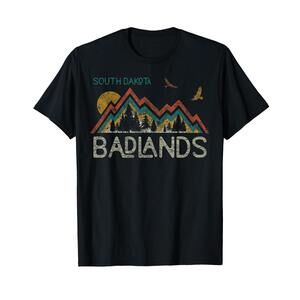 National Park Badlands South Dakota The Mount Rushmore State T-Shirt
